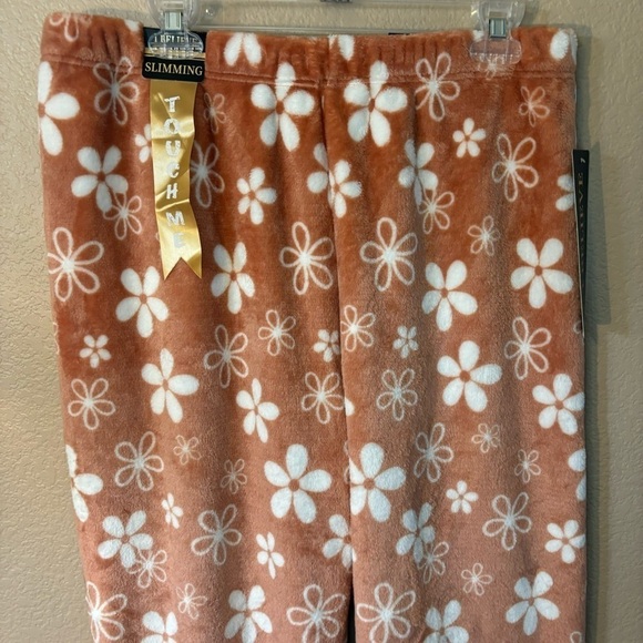 NWT Pajama Pants 2XL I Believe Cozy Fleece Stretch Smoothing Waistband Slimming - Picture 3 of 14